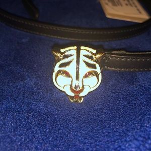 Gucci Osiride black thin belt NEW